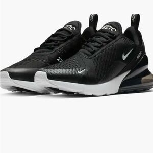 Nike Air Max 270. Black with white trim. Size 9.